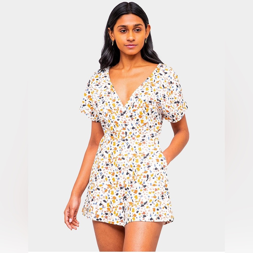 Stylish Women's Printed Wrap jumper